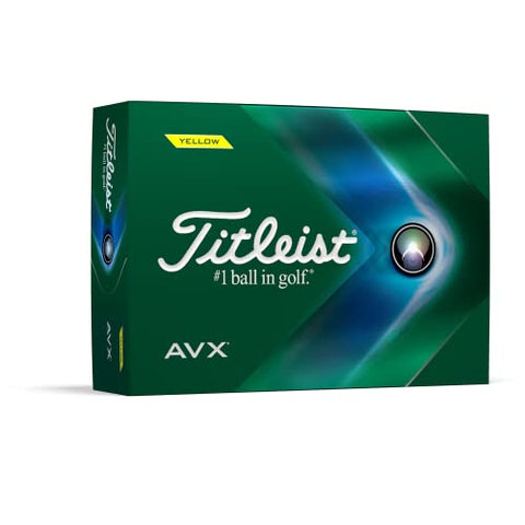 Titleist 2022 AVX Golf Balls, Yellow