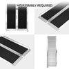 3 ft. Wheelchair Ramp (20LBS), Aluminum Alloy Ramp, Single Fold Portable Handles & Anti-Slip Carpet for Doorways, Stairs, Mobility Scooter, Porch