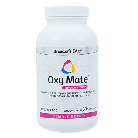 Breeder's Edge Oxy Mate Prenatal - 60 Ct Soft Chew, Med & Lg Dog