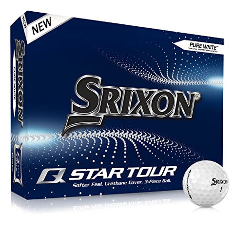 Srixon 2022 Q-STAR Tour 4 Golf Balls, White
