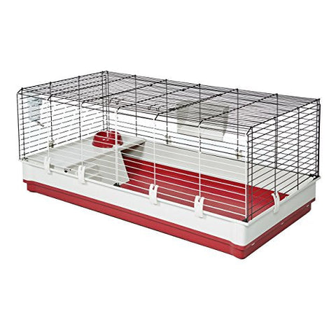 Midwest Deluxe Extra Long Rabbit Home Small Animal Habitat, 47inch